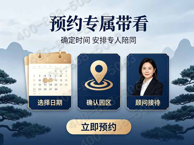 潮白陵园边界绿植隔离带，独立园区私密安静肃穆：选择理想安息之地